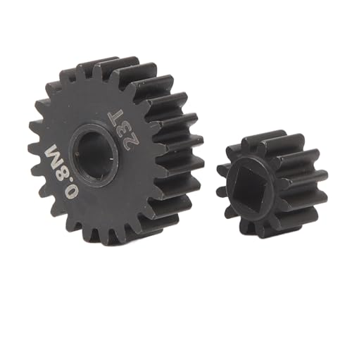 RC Auto Torgetriebe 1/10 m, Torgetriebe 12T 23T aus Stahl, kompatibel mit Axial Capra SCX10 III 0.8, ferngesteuertes Auto 1/10 von Zisemeil