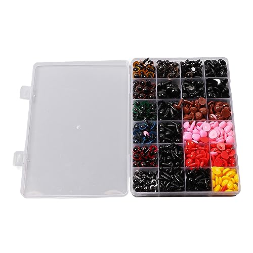 Set aus Auge und Nase aus Kunststoff, Nasenspiel für die Puppenaugen, vibrierend und lustig, kompakt und niedlich, für Plüschtiere Set aus Auge und Nase aus Kunststoff, Nasenspiel für die Puppenaugen, vibrierend und lustig, kompakt und niedlich, für Plüschtiere von Zisemeil