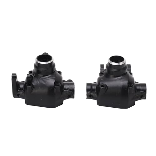 Set mit Achszentrale Vorderachse und Hinterachse aus Aluminiumlegierung, Axial, Schwarz, für ferngesteuertes Auto SCX10 Pro 1/10 von Zisemeil