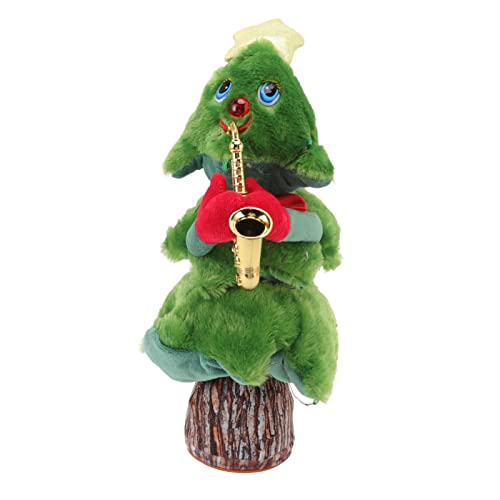 Tanz Christbaum, singend, 8 Lieder, elektrisch, für das Spielzeug auf dem Tisch, Schlafsofa (Weihnachtsbaum, Saxophonstumpf) von Zisemeil