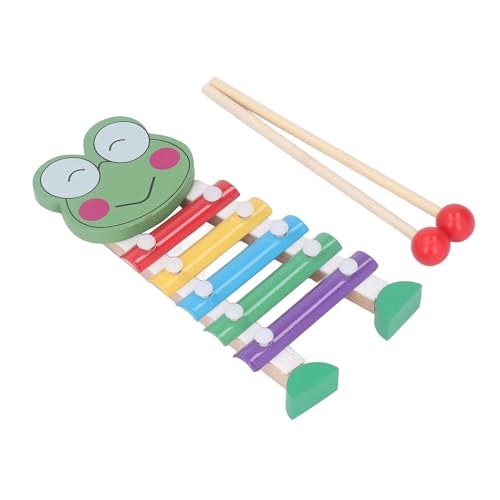 Xylophon aus Holz, mehrfarbig, für Babys, Percussion, Spielzeug für das Lernen in der Vorschule (Frosch) von Zisemeil