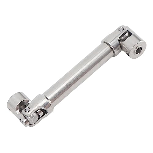 Zentrale RC-Antriebswelle, verstellbar, rostfrei, leicht, verschleißfest, robuste Passform für Auto auf Achsenraupen 1/18 UTB18 Capra RC (78-104 mm) von Zisemeil