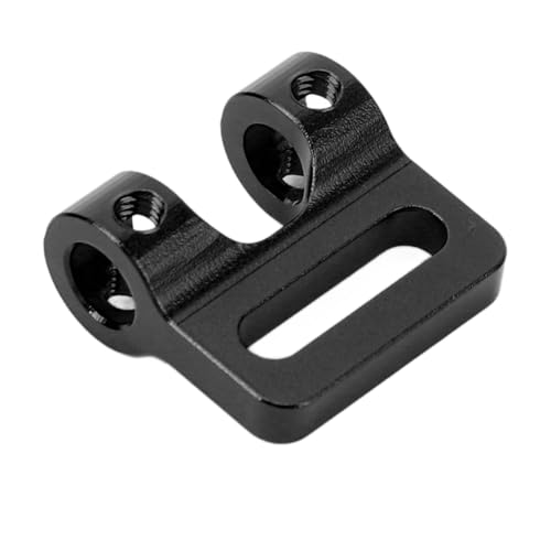 Zisemeil 1/10 Modulares Fairlead Aluminium Modular Fairlead für Rohrstoßstange 1/10 RC Crawler verstellbar (schwarz) von Zisemeil