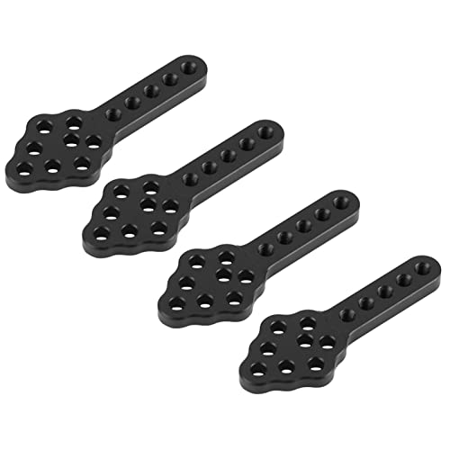 Zisemeil 4 Stück/Set RC Auto Dämpfer Montageplatte Höhenverstellbar für 1/10 Crawler (Schwarz) von Zisemeil