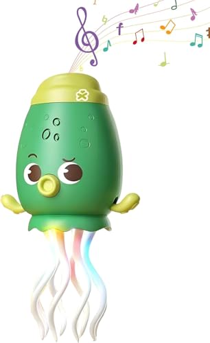 Ceprznvey Tanzendes Tintenfisch-Spielzeug | Musik-Krake Mit Automatischer Vermeidung Von Automatik,Interaktiver Musikroboter, FüR Interaktionen Zwischen Eltern Und Kindern (B-Grün) von Ziswin
