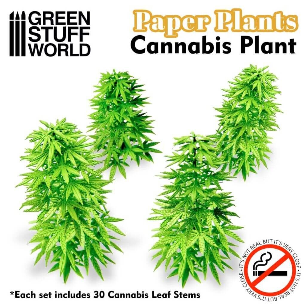'Papierpflanzen - Cannabis' von Greenstuff World