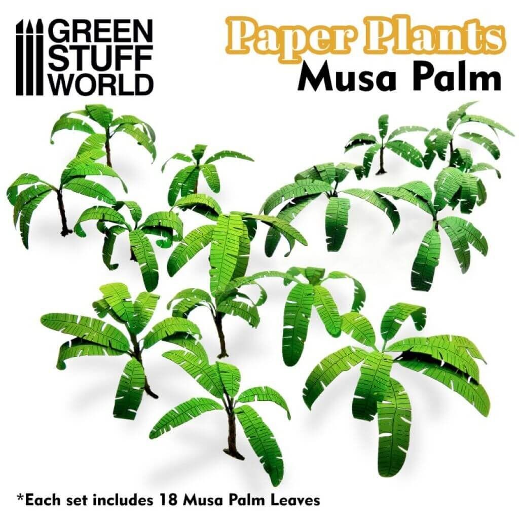 Papierpflanzen - Musabaum Papierpflanzen - Musabaum von Greenstuff World
