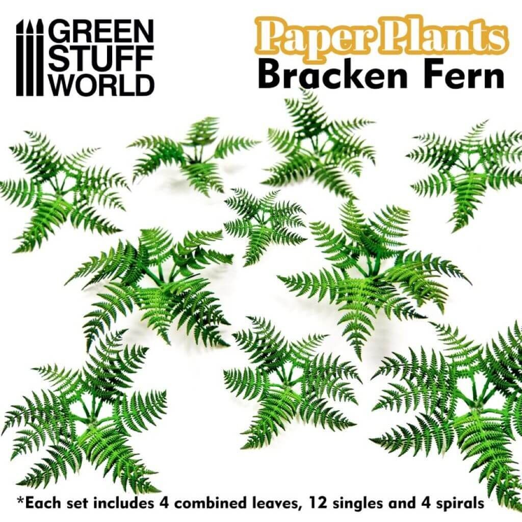 'Papierpflanzen - Pteridium Farn' von Greenstuff World
