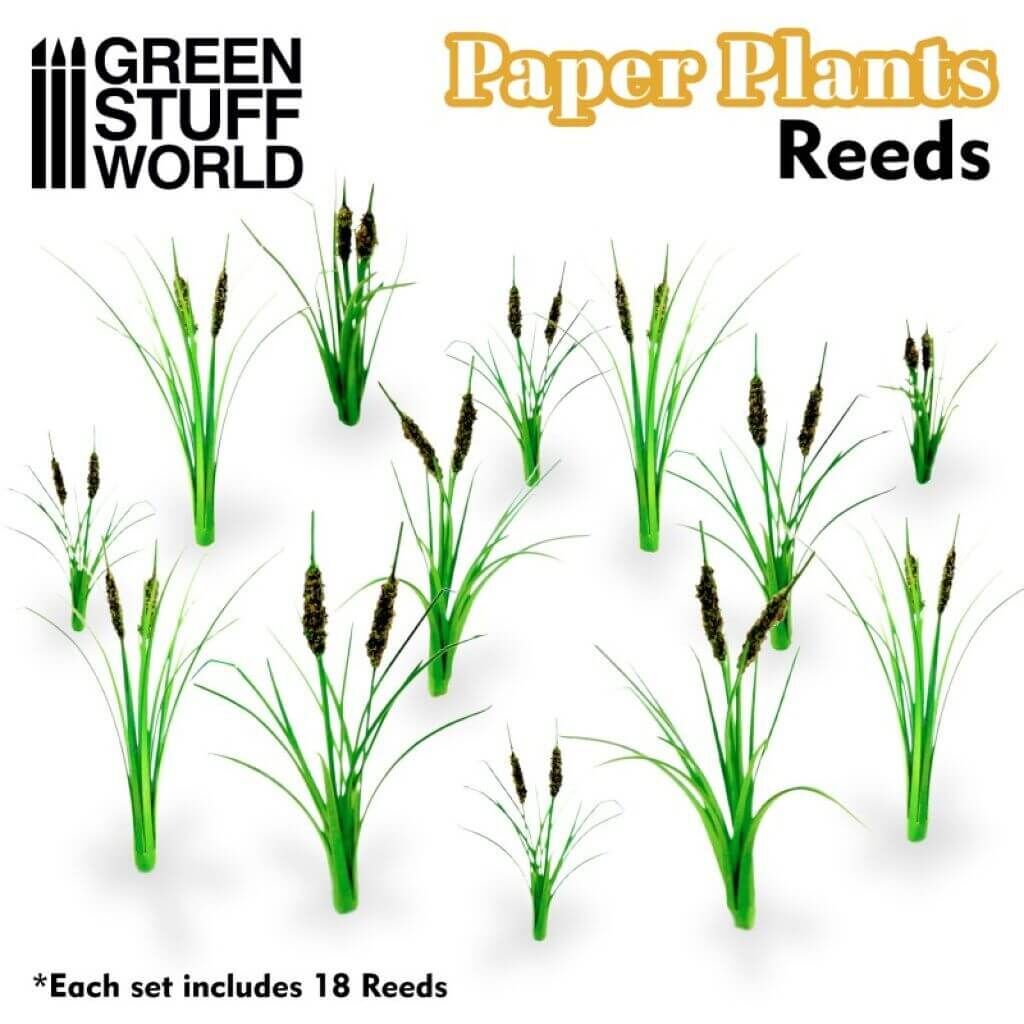 'Papierpflanzen - Schilf' von Greenstuff World
