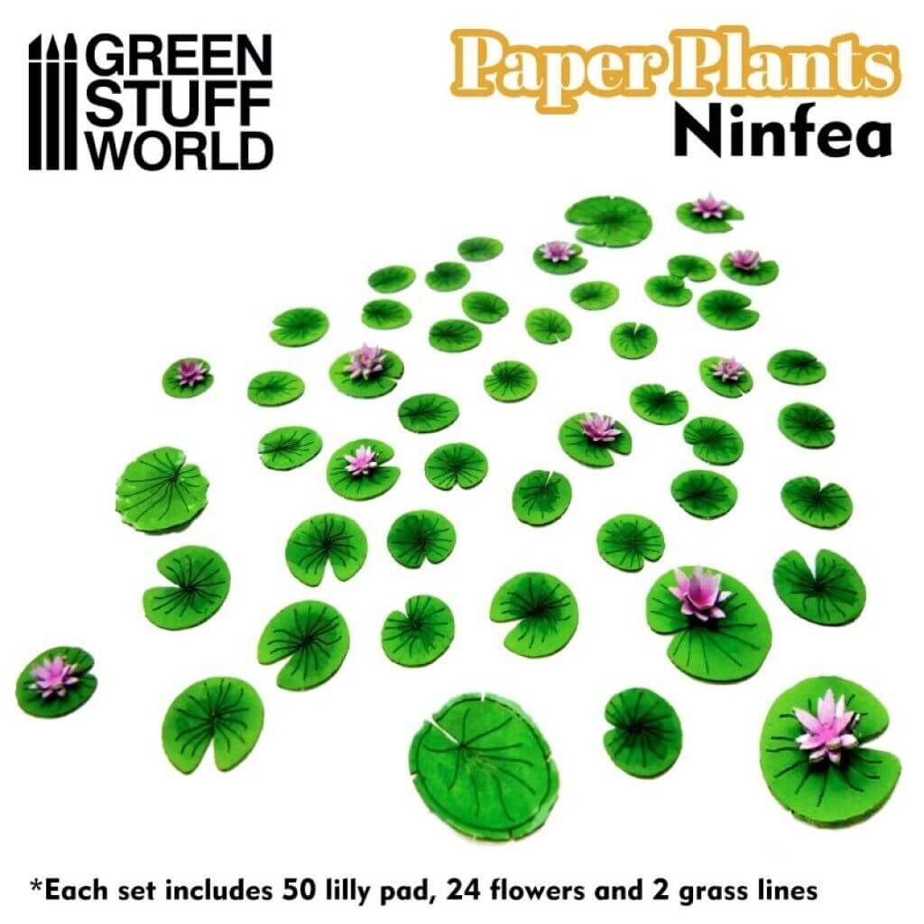 'Papierpflanzen - Seerose' von Greenstuff World
