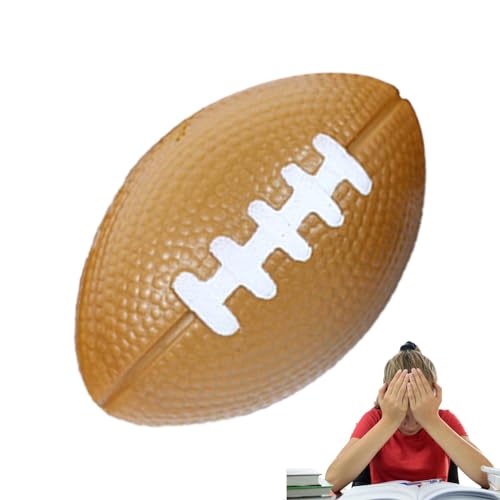 American-Football-Wurst, weiches Quetschspielzeug, entzückende Quetschbälle, Rebound-Quetschbälle für Kinder, nicht klebrig, süßes Kneifspielzeug, sensorisches Stressabbau-Spielzeug mit American-Footb von Ziurmut