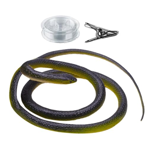 Gummischlange Streich 15x10x6cm Clip Snake Prank Outdoor Golf Snake Streich mit Schnur und Clip Schlange an Einer Schnur Streich Requisiten Clip Snake Prank für neckende Freunde Gummischlange Streich 15x10x6cm Clip Snake Prank Outdoor Golf Snake Streich mit Schnur und Clip Schlange an Einer Schnur Streich Requisiten Clip Snake Prank für neckende Freunde von Ziurmut