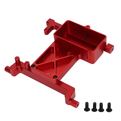 Zixyqol RC Feste Servohalterung Ersatz Für SCX6 1/6 Aluminiumlegierung Metall Aluminium Rahmenverbinder Fernbedienung Crawler Umbauteile(Rot) von Zixyqol