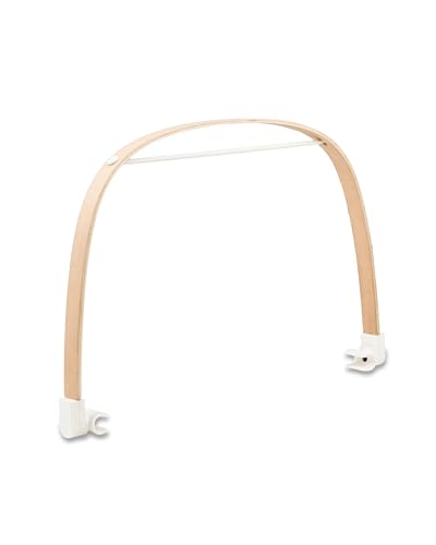 Ziza Spielbogen für Baby aus Holz Naturfarben - Geeignet Wippe und Newborn, kombinierbar mit Silikonspielzeug zum Aufhängen, Spiel & Spaß für die Kleinen von Ziza