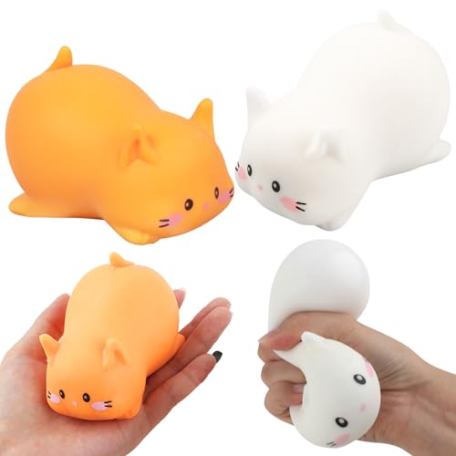 2 Stück Squishy Squeeze Toy, Niedliche Katzen Stressabbau Spielzeug, Antistress Spielzeug, Weicher Knautschball Spielzeug, Quetschspielzeug für Kinder und Erwachsene,Party Favors Goodie Bag Stuffers 2 Stück Squishy Squeeze Toy, Niedliche Katzen Stressabbau Spielzeug, Antistress Spielzeug, Weicher Knautschball Spielzeug, Quetschspielzeug für Kinder und Erwachsene,Party Favors Goodie Bag Stuffers von Zkaoai