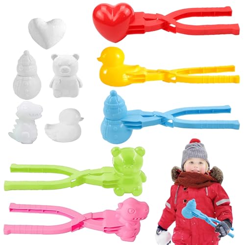 Zkaoai Schneeball Former, 5 Stück Sandball Schneeball Clip, Schneeball Maker Spielzeug, Schneeballzange, Schneespielzeug Kinder, Schneeballformer, Outdoor Spielzeug für Kinder zum Spielen im Schnee Zkaoai Schneeball Former, 5 Stück Sandball Schneeball Clip, Schneeball Maker Spielzeug, Schneeballzange, Schneespielzeug Kinder, Schneeballformer, Outdoor Spielzeug für Kinder zum Spielen im Schnee von Zkaoai