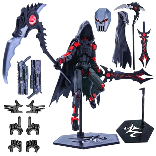 (Montage abgeschlossen) T13 Action Figur Set, 3D gedruckte Action Figuren, Dummy 13 Action Figur, Titan 13 Action Figur, für Sammler Desktop Dekorationen von Zkgiftsdz