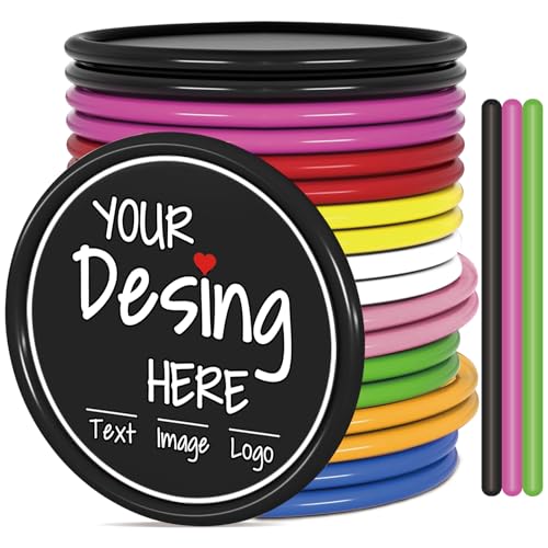 Zkgiftsdz Custom Poker Chips,Personalized Poker Set Double Sided Printing,Custom Poker Chips with Logo/Text/Photo，Good for Drink Token, Business Card, Party von Zkgiftsdz