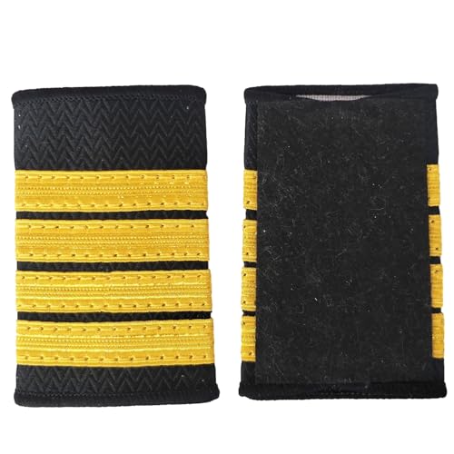 1 Paar Berufspiloten Epauletten Kapitänsuniform Epauletten Uniform Schulterstangen Epaulet Für Cosplay Bühnenaufführungen 1 Paar Berufspiloten Epauletten Kapitänsuniform Epauletten Uniform Schulterstangen Epaulet Für Cosplay Bühnenaufführungen von Zktfyshk