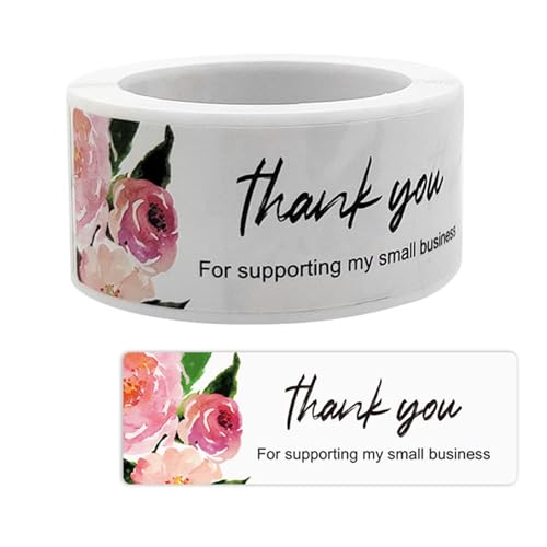 Zktfyshk 120 Stück/Rolle "Thank You"-Aufkleber, Klebeetiketten zum Verpacken von Umschlägen, Versiegeln und Backen Zktfyshk 120 Stück/Rolle "Thank You"-Aufkleber, Klebeetiketten zum Verpacken von Umschlägen, Versiegeln und Backen von Zktfyshk