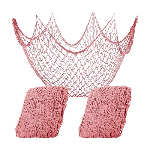 Zktfyshk 2 Stück Fischnetz, dekorativ, 100,1 x 199,9 cm, Wandbehang für Piratenparty Zktfyshk 2 Stück Fischnetz, dekorativ, 100,1 x 199,9 cm, Wandbehang für Piratenparty von Zktfyshk