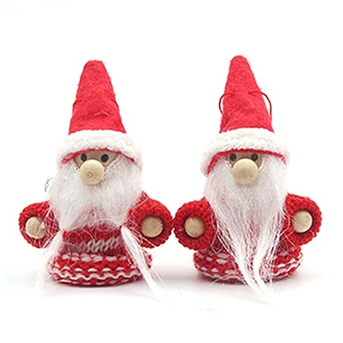 Zktfyshk 2 Stück Weihnachten für Puppen Dekorationen Spielzeug Puppen mit Urlaub Outfit & Hut Junge & Mädchen Ornamente Zktfyshk 2 Stück Weihnachten für Puppen Dekorationen Spielzeug Puppen mit Urlaub Outfit & Hut Junge & Mädchen Ornamente von Zktfyshk
