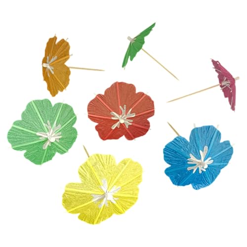 Zktfyshk 50 Stück warme hawaiianische Obst-Getränkeschirme Picks mit Honigkämmen Design für Partys Dekorationen Zktfyshk 50 Stück warme hawaiianische Obst-Getränkeschirme Picks mit Honigkämmen Design für Partys Dekorationen von Zktfyshk