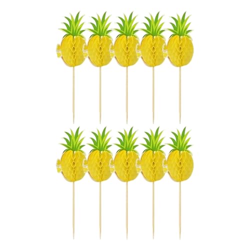 Zktfyshk 50 Stück warme hawaiianische Obst-Getränkeschirme Picks mit Honigkämmen Design für Partys Dekorationen Zktfyshk 50 Stück warme hawaiianische Obst-Getränkeschirme Picks mit Honigkämmen Design für Partys Dekorationen von Zktfyshk