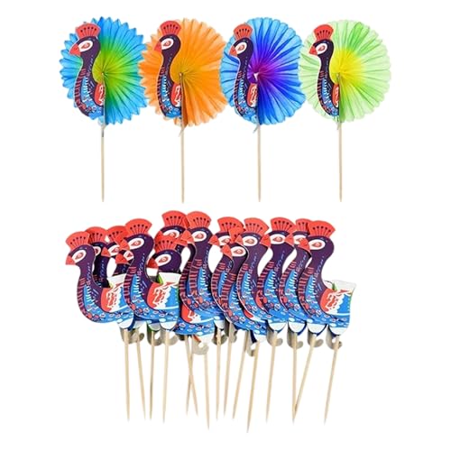 Zktfyshk 50 Stück warme hawaiianische Obst-Getränkeschirme Picks mit Honigkämmen Design für Partys Dekorationen Zktfyshk 50 Stück warme hawaiianische Obst-Getränkeschirme Picks mit Honigkämmen Design für Partys Dekorationen von Zktfyshk