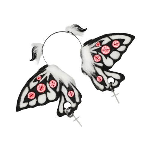 Zktfyshk Anime Charakter Teufelsohren Haarband für Themenparty Maskeraden Kostüm Kopfschmuck Tier Ohr Requisiten Rollenspiel Zubehör Zktfyshk Anime Charakter Teufelsohren Haarband für Themenparty Maskeraden Kostüm Kopfschmuck Tier Ohr Requisiten Rollenspiel Zubehör von Zktfyshk