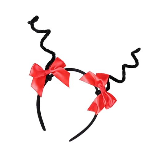 Zktfyshk Antennen-Stirnband für Kinder und Erwachsene, weicher Stoff, Haar-Accessoire mit lustigem Design, mehrere Farben, für Partys und Feiertage von Zktfyshk