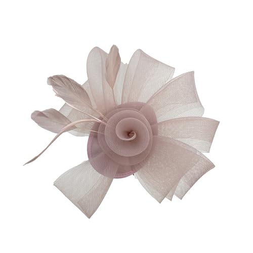 Zktfyshk Antiker Fascinator, Hut-Haarspange für Damen, elegante Tüll-Kopfbedeckung, modisches Accessoire für Hochzeiten, Partys, Alltag Zktfyshk Antiker Fascinator, Hut-Haarspange für Damen, elegante Tüll-Kopfbedeckung, modisches Accessoire für Hochzeiten, Partys, Alltag von Zktfyshk