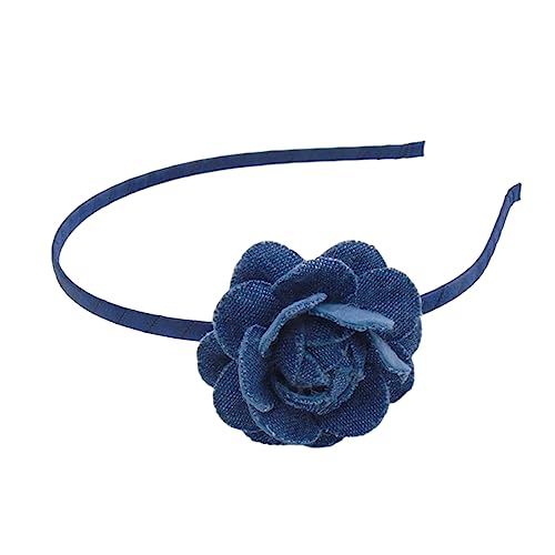 Zktfyshk Blaues Rosen-Stirnband für Frauen und Mädchen, zum Fotografieren, Pferdeschwanz, Pony, Haarspange, Stirnbänder, süßes Haarband, Yoga-Zubehör Zktfyshk Blaues Rosen-Stirnband für Frauen und Mädchen, zum Fotografieren, Pferdeschwanz, Pony, Haarspange, Stirnbänder, süßes Haarband, Yoga-Zubehör von Zktfyshk