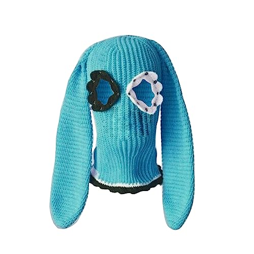 Zktfyshk Bunnybalaklava Halloween Lustige Bunnyar Kaninchenohren Mützen Langer Kaninchenohren von Zktfyshk