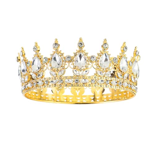 Zktfyshk Damen Stirnband Kronen mit Strass Erwachsene Haarteile Cosplay Haarschmuck für Festzüge und Themenfeiern Zktfyshk Damen Stirnband Kronen mit Strass Erwachsene Haarteile Cosplay Haarschmuck für Festzüge und Themenfeiern von Zktfyshk