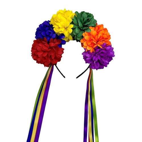 Zktfyshk Einzigartige Quasten Kopfschmuck Rose Stirnbänder Blume für Karneval Party Handgemachte Kopfbedeckung Party Kostüm Kopfschmuck Zktfyshk Einzigartige Quasten Kopfschmuck Rose Stirnbänder Blume für Karneval Party Handgemachte Kopfbedeckung Party Kostüm Kopfschmuck von Zktfyshk