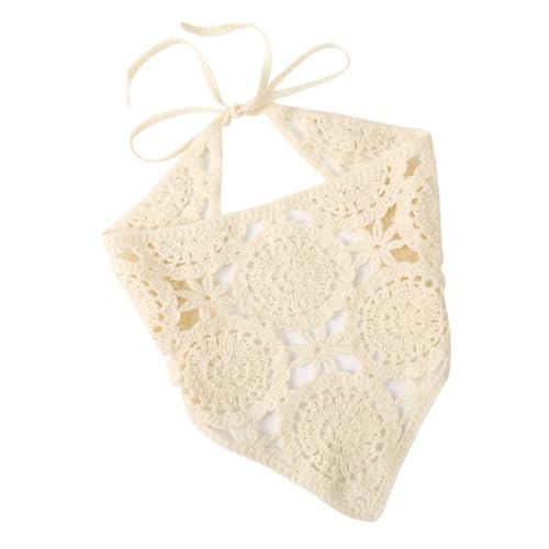 Zktfyshk Elegante Häkel-Stirnbänder mit Blumenmuster für Damen und Mädchen, gestricktes Haar-Accessoire, trendiges Haarteil, Haarschmuck von Zktfyshk