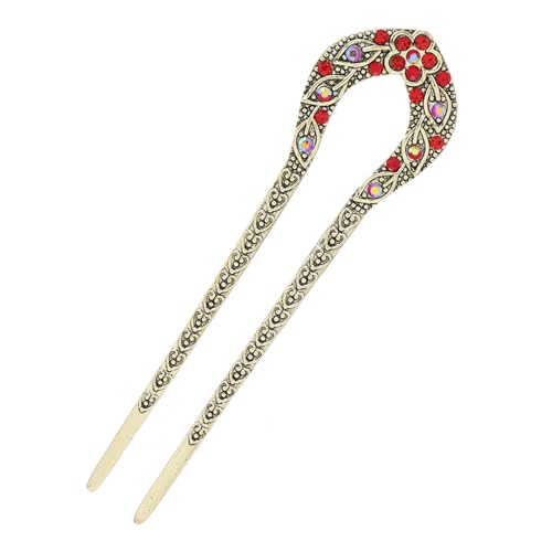 Zktfyshk Eleganter Haarstab mit filigranem Kristall, Buyao für Damen und Mädchen, Buyao für traditionelle Kopfbedeckungen, Haarschmuck von Zktfyshk