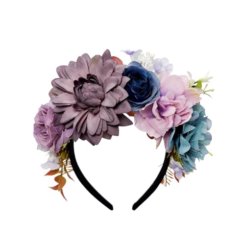 Zktfyshk Elegantes Haarband mit Blumenmuster, für Damen, natürlicher Stil, Haar-Accessoire, weich, bequem, Haarband für Partys, Hochzeiten Zktfyshk Elegantes Haarband mit Blumenmuster, für Damen, natürlicher Stil, Haar-Accessoire, weich, bequem, Haarband für Partys, Hochzeiten von Zktfyshk