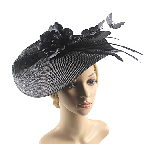 Zktfyshk Fascinator für Teeparty, Hochzeit, Fascinator, Pillbox, Hut, Kopfschmuck Zktfyshk Fascinator für Teeparty, Hochzeit, Fascinator, Pillbox, Hut, Kopfschmuck von Zktfyshk
