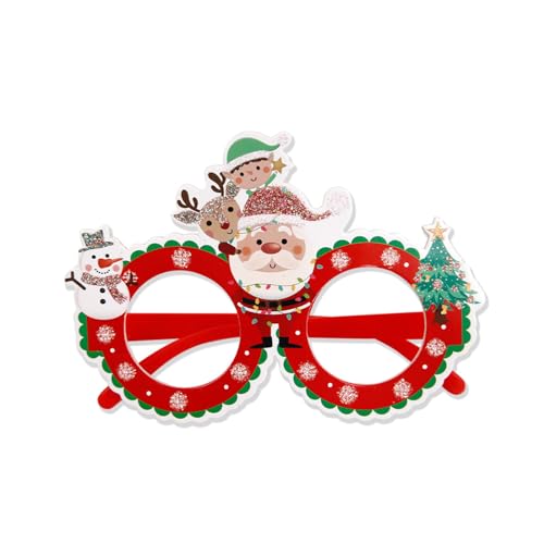 Zktfyshk Feiertagsdekorationen, Weihnachtsbrillen, Weihnachtsmann, Brillenrahmen, Foto, Weihnachtsdekoration, 2024, Neujahrsparty-Zubehör Zktfyshk Feiertagsdekorationen, Weihnachtsbrillen, Weihnachtsmann, Brillenrahmen, Foto, Weihnachtsdekoration, 2024, Neujahrsparty-Zubehör von Zktfyshk