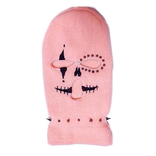 Zktfyshk Gestrickte Halloween Scary Niets Räuber Kostüm Party Cosplay Raub Party Hüte von Zktfyshk