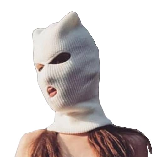 Zktfyshk Gestrickte Halloween Scary Niets Räuber Kostüm Party Cosplay Raub Party Hüte von Zktfyshk