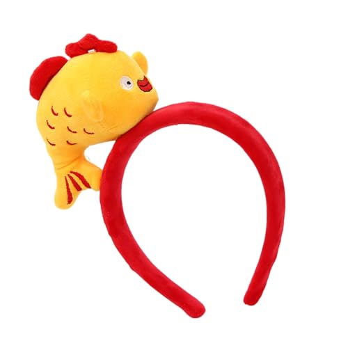 Zktfyshk Haarband mit Karpfen-Design, weich, Plüsch, elastisch, Haarschmuck für Kinder, Mädchen, Damen, für den täglichen Gebrauch, Party-Zubehör von Zktfyshk