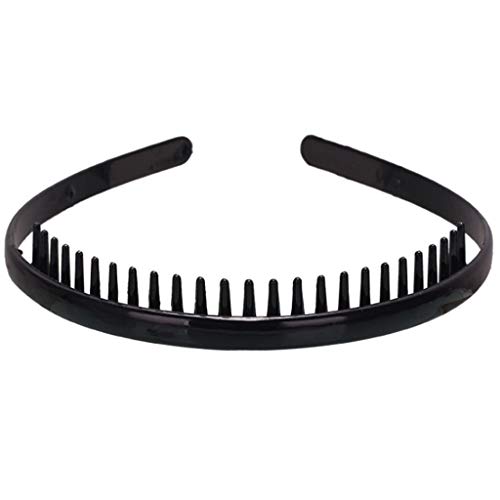 Zktfyshk Haarreif mit Zähnen, 8 mm, Schwarz Zktfyshk Haarreif mit Zähnen, 8 mm, Schwarz von Zktfyshk