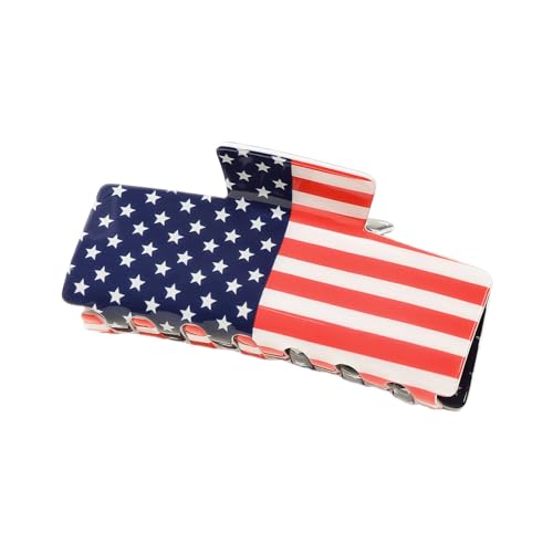 Zktfyshk Haarspange für Mädchen, Pferdeschwanz, kreative Flaggen, Haarspange, lässig, Bankett, Haarspange für Mädchen Zktfyshk Haarspange für Mädchen, Pferdeschwanz, kreative Flaggen, Haarspange, lässig, Bankett, Haarspange für Mädchen von Zktfyshk