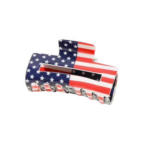 Zktfyshk Haarspange für Mädchen, Pferdeschwanz, kreative Flaggen, Haarspange, lässig, Bankett, Haarspange für Mädchen Zktfyshk Haarspange für Mädchen, Pferdeschwanz, kreative Flaggen, Haarspange, lässig, Bankett, Haarspange für Mädchen von Zktfyshk