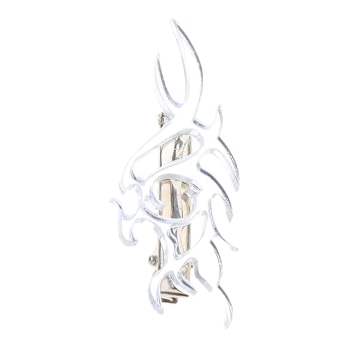 Zktfyshk Haarspangen, Punk, Flamme, Entenschnabel-Clips, Halloween, Haarspangen, Cosplay, Haarnadel für kreatives Haarstyling-Zubehör von Zktfyshk