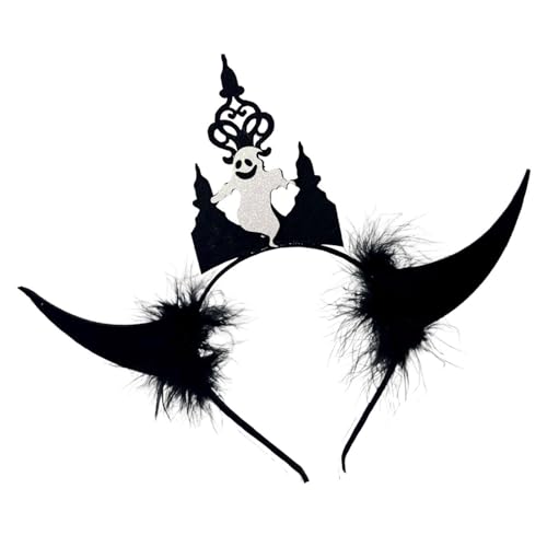 Zktfyshk Halloween-Haarreif mit Fledermaus, weich, leicht, Design, Zubehör, Cosplay, Haarband für Kostümpartys und Themenveranstaltungen von Zktfyshk