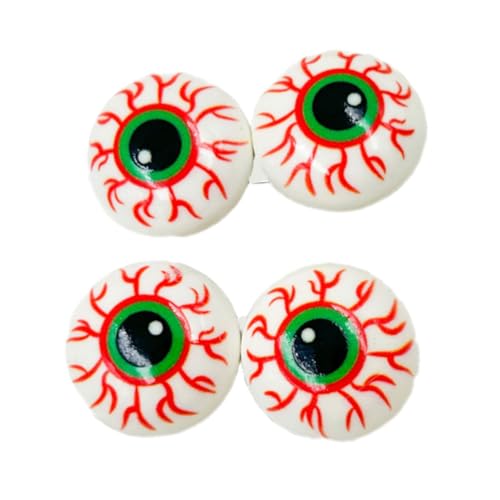 Zktfyshk Halloween-Haarspange mit Augapfel-Motiv, zartes Kostümzubehör für Erwachsene und Kinder, Partys, Harzlegierung, Haarnadel, Haardekoration Zktfyshk Halloween-Haarspange mit Augapfel-Motiv, zartes Kostümzubehör für Erwachsene und Kinder, Partys, Harzlegierung, Haarnadel, Haardekoration von Zktfyshk